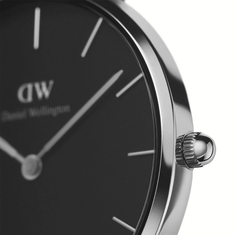 Đồng Hồ Dw Daniel Wallington Petite Reading Nữ Đen Xám